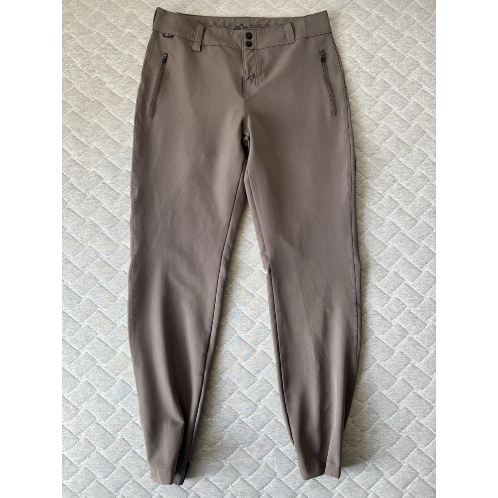 Tasco Jogger‎ Pants Mens 32x30 Brown Repreve Softshell Stretch Zip Pockets MTB